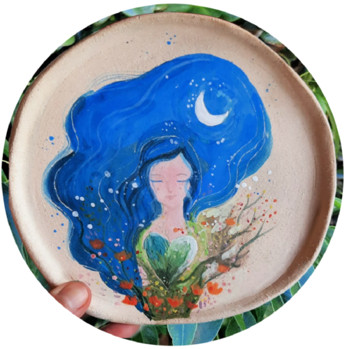 Pratinho em cerâmica maravilhoso